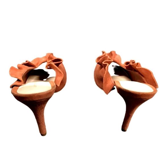 Loeffler Randall suede ruffle mule - Picture 3 of 4